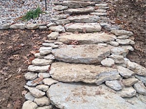 Creekstone Steps & Water Erosion